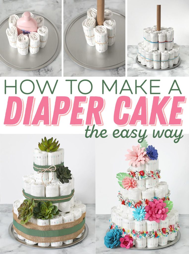 96 diaper cake