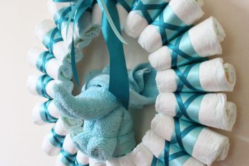 diaper wreath